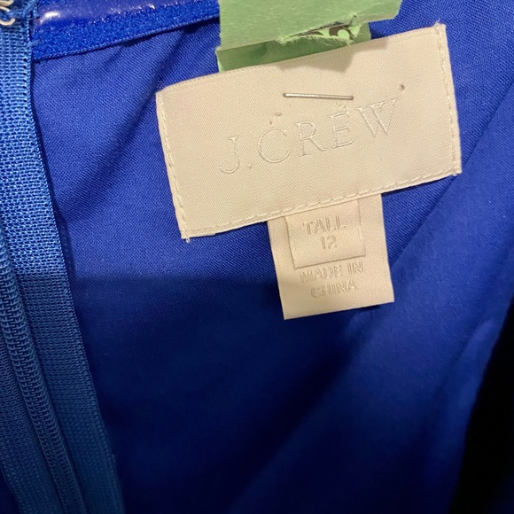 J. Crew Arabelle Silk Chiffon Dress - strapless and size 12 tall. - Picture 3 of 4